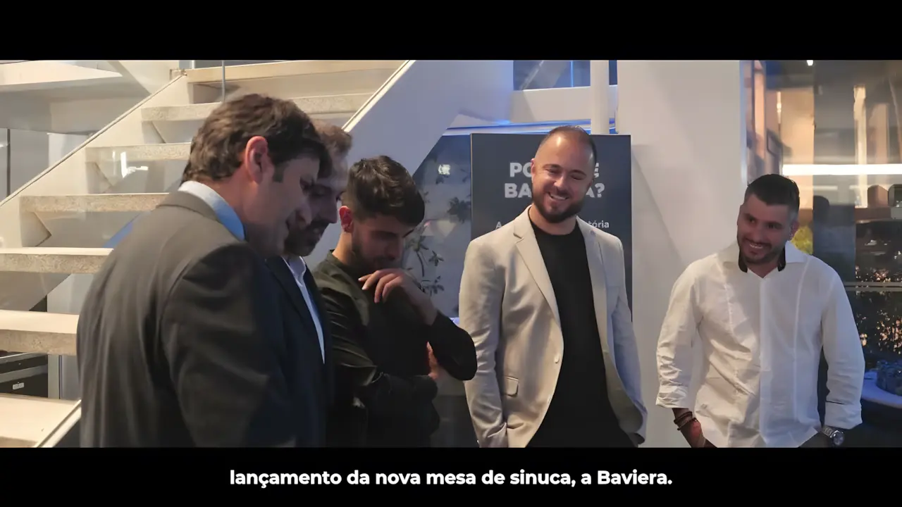 Lançamento da mesa de sinuca Baviera